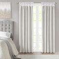 Madison Park Natalie Twist Tab Total Blackout Window Curtain 2 Color Option