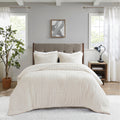 Madison Park Polar Ivory Fur Down Alternative Comforter Set