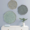 Madison Park Rosalie Blue Iron Painted Wall Decor Set Of 3