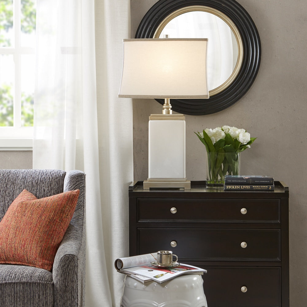 Madison Park Signature Colette Ivory Table Lamp