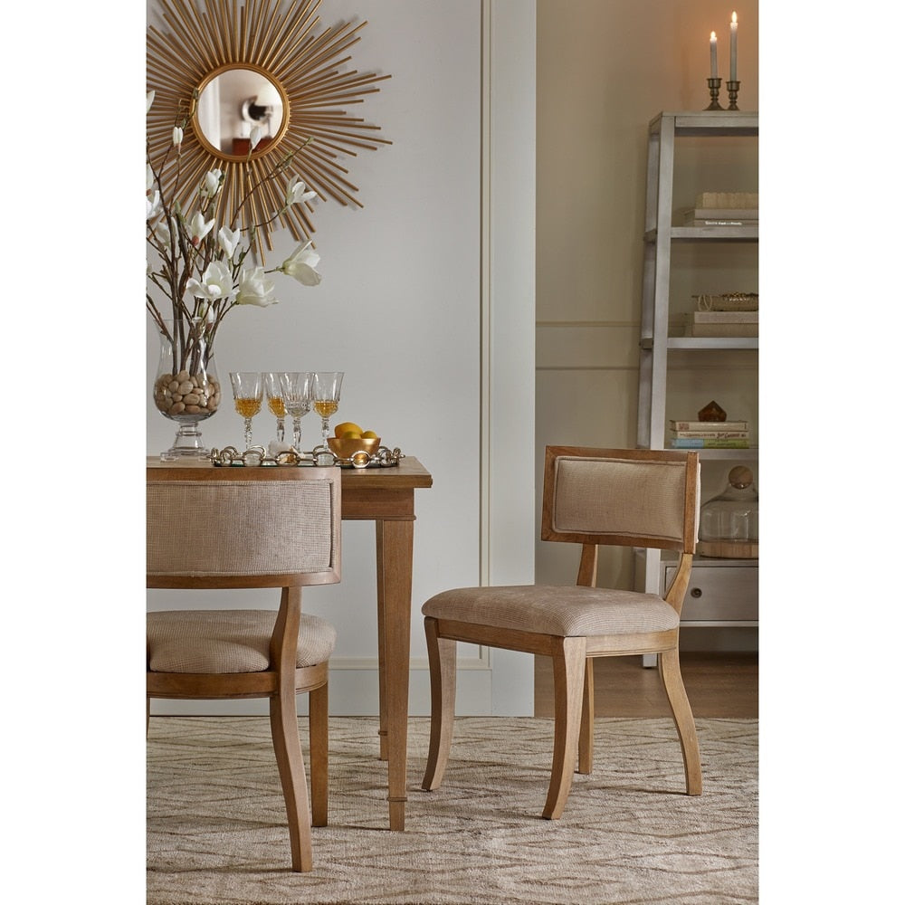 Madison Park Signature Marie Beige Light Natural Dining Chair Set Of 2 20.625 W X 21.5 D X 31.375 H 2