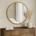 Madison Park Signature Marlowe Metal Frame Round Decor Mirror 2 Color Option 36 W X 1.57 D X 36 H