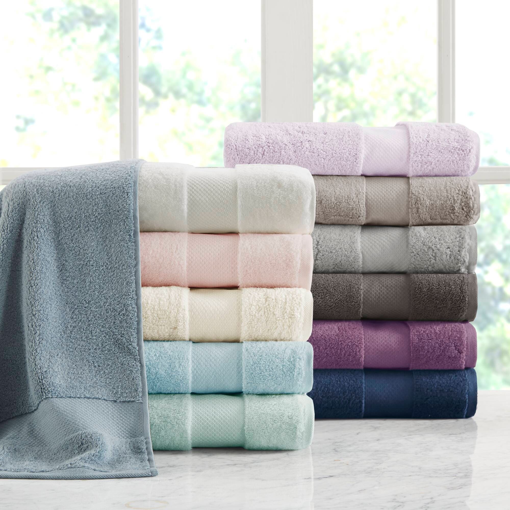 Madison Park Signature Turkish Cotton 6 Piece Bath Towel Set