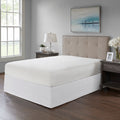 Madison Park Simple Fit Wrap Around Adjustable 26 Inch Drop Bedskirt 5 Color Option