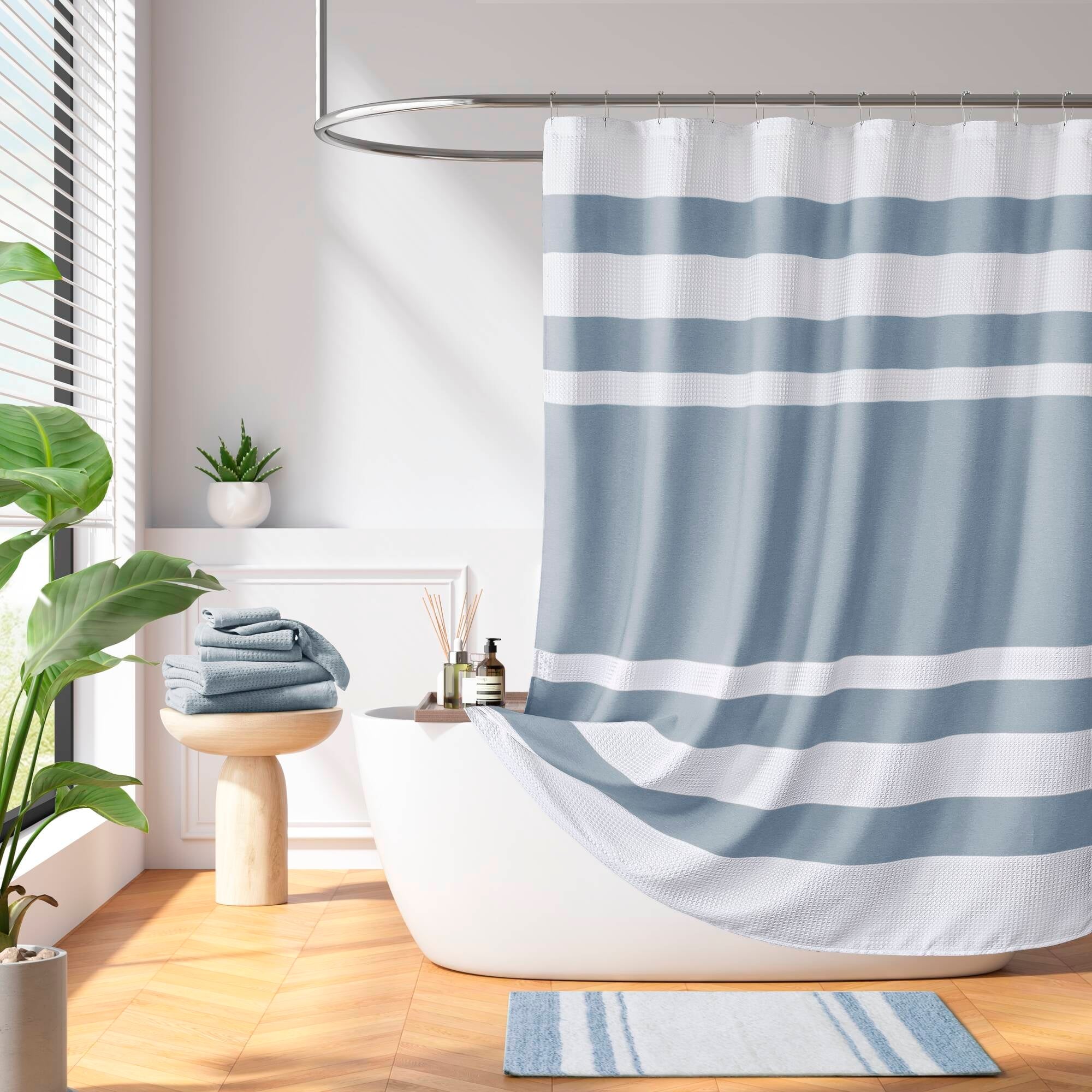 Porch Den Niantic Shower Curtain With 3M Treatment