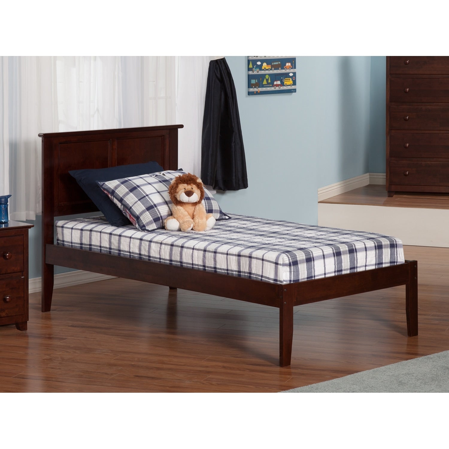 Madison Walnut Twin Xl Open Foot Bed