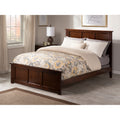 Madison Queen Bed With Matching Foot Board In Walnut