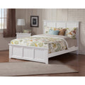 Madison Queen Bed With Matching Foot Board In White
