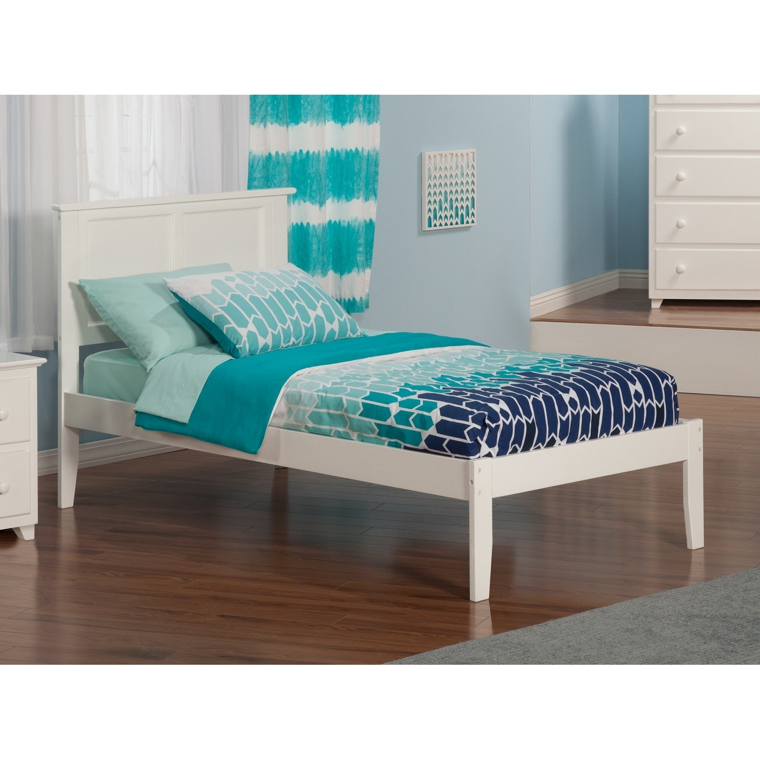 Madison White Twin Xl Open Foot Bed