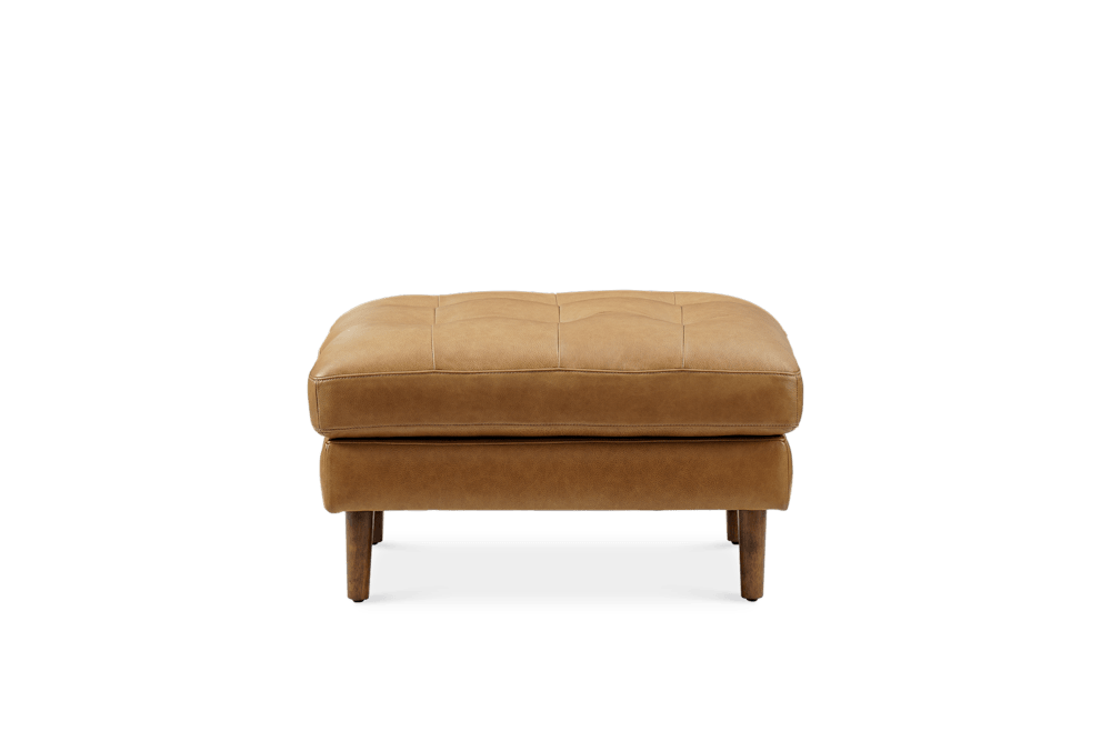 Madison Leather Ottoman