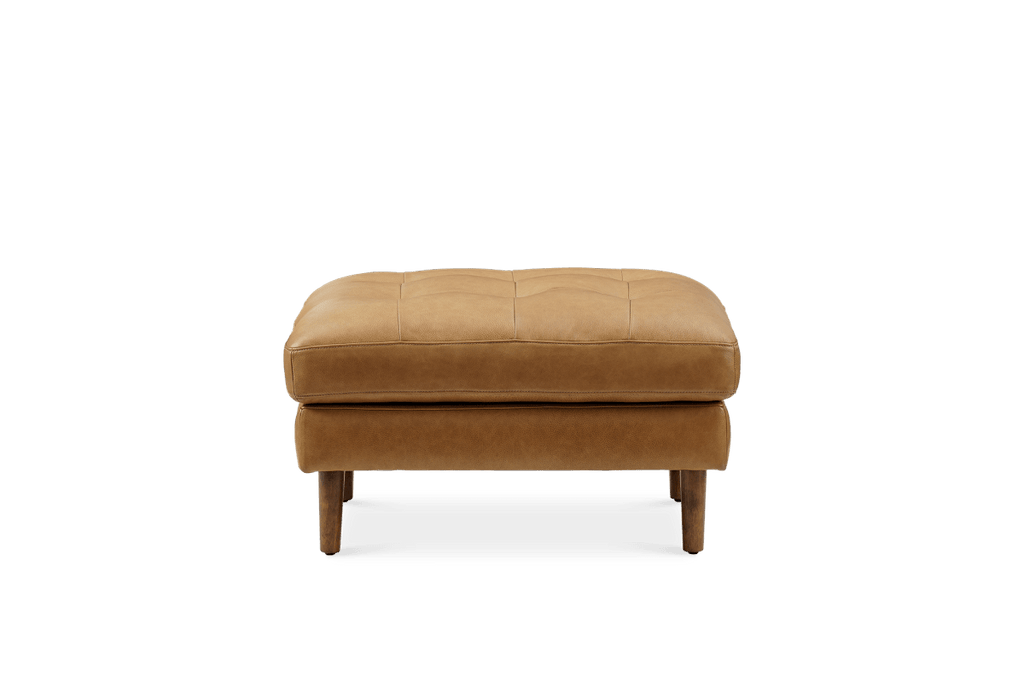 Madison Leather Ottoman
