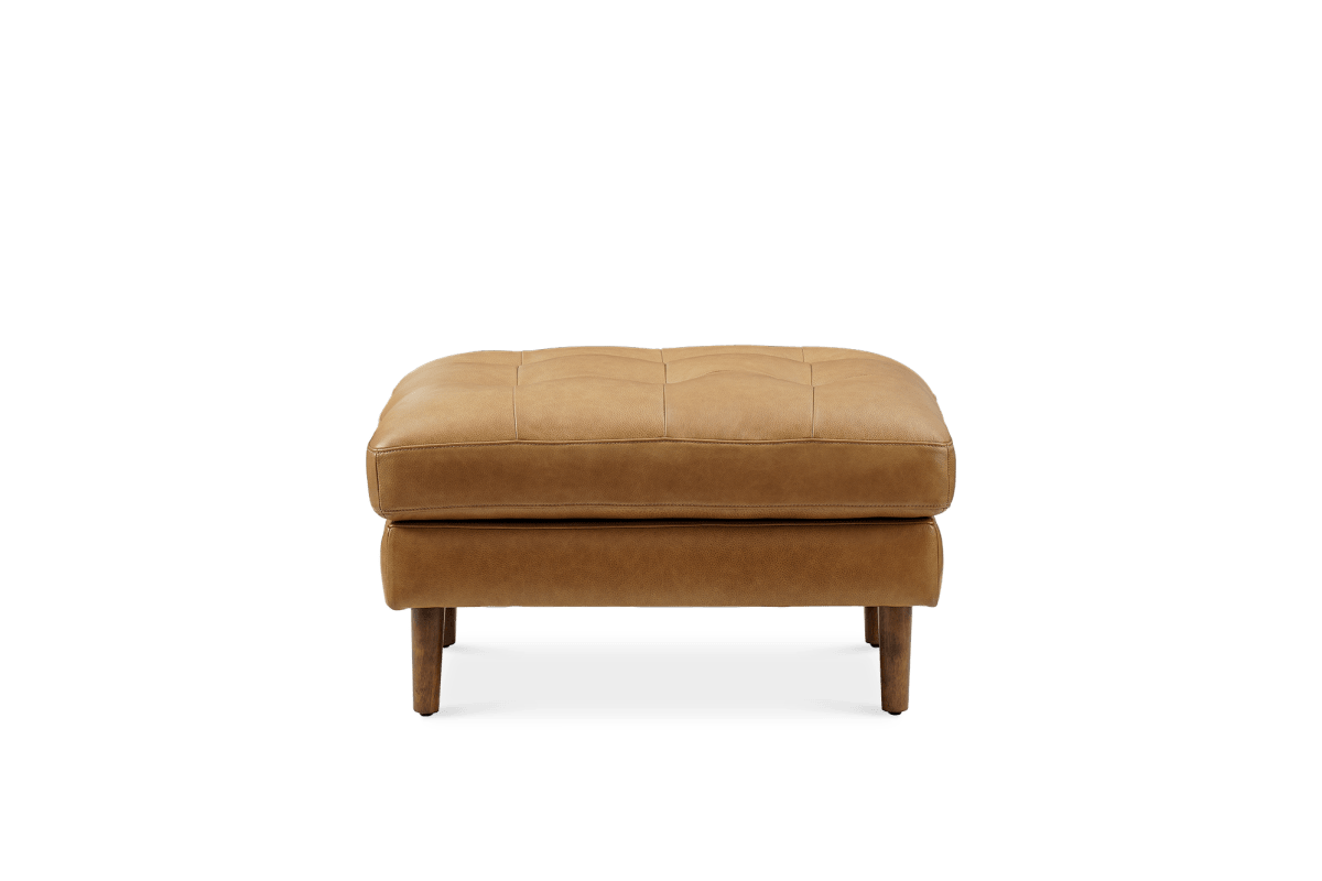 Madison Leather Ottoman