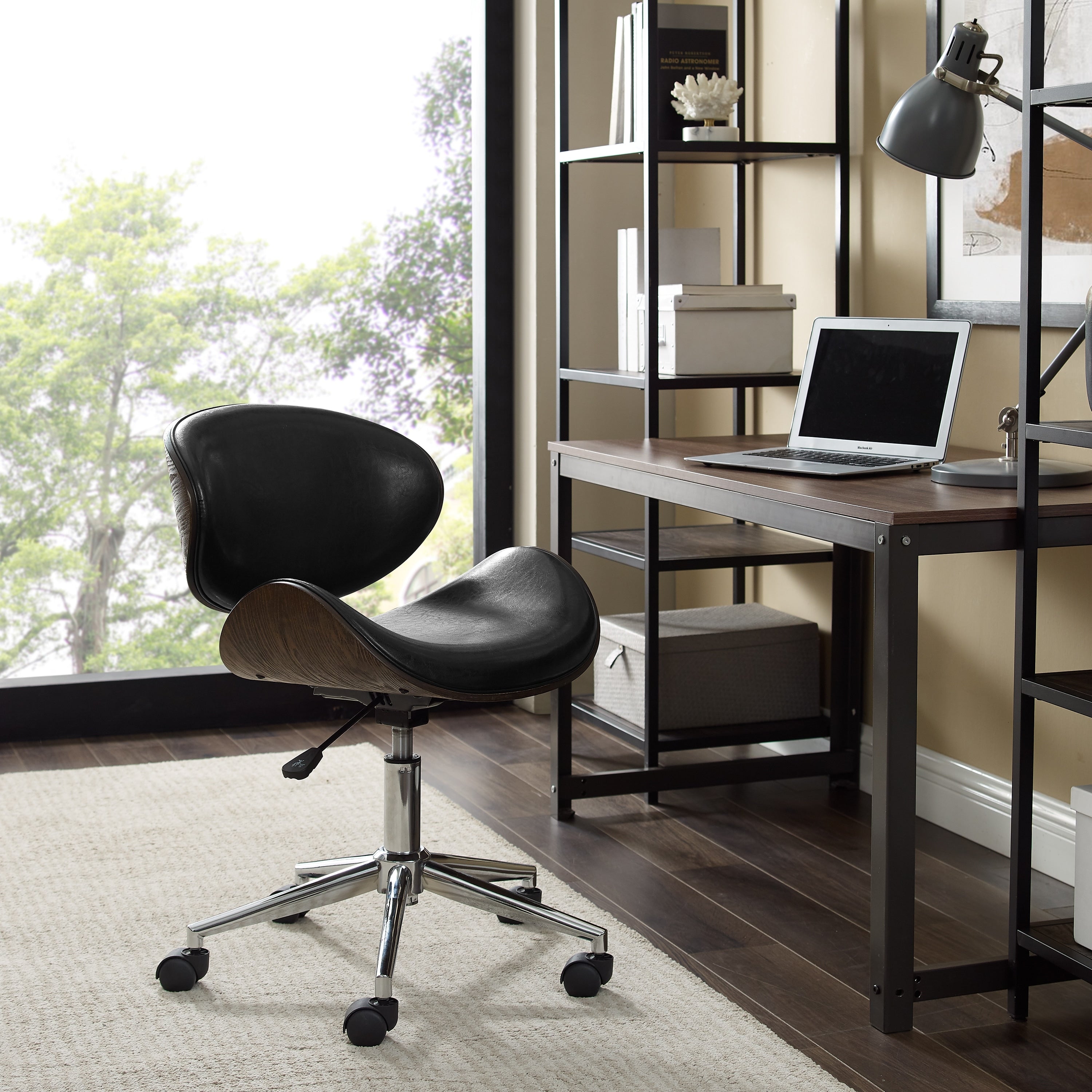 Madonna Mid Century Adjustable Office Chair By Corvus