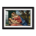 Madonna And Child C 1508 Titian Custom Framed Print