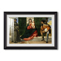 Madonna And Child With Saints Anthony C 1510 Titian Custom Framed Print