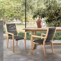 Madsen Outdoor Patio Rope Dining Chair Set Of 2