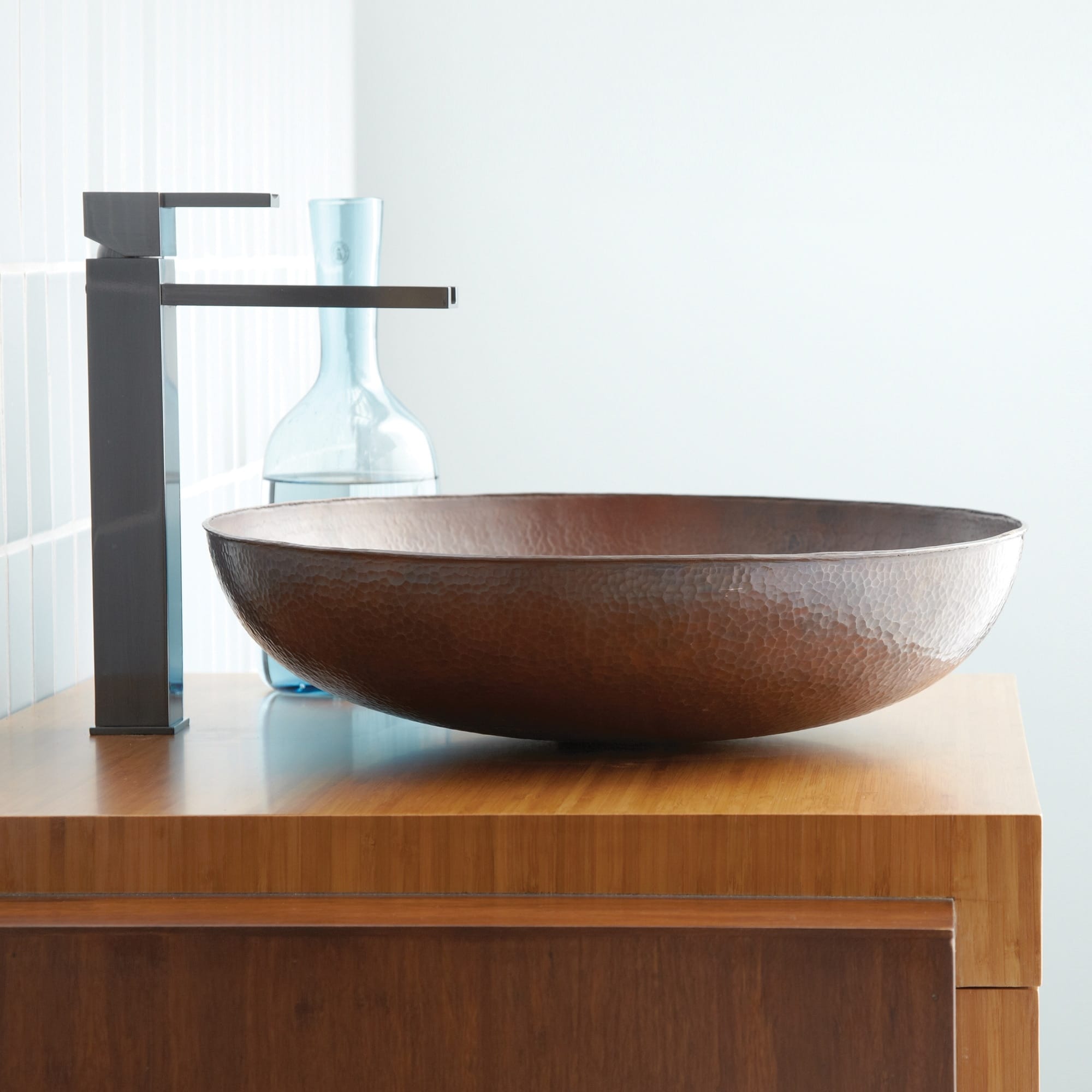Maestro Sonata Antique Copper Vessel Bathroom Sink