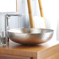 Maestro Sonata Brushed Nickel Vessel Bathroom Sink