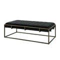 Christopher Knight Home Magdalene Velvet Metal Ottoman Bench