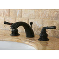 Magellan Dark Oil Rubbed Bronze Mini Widespread Bathroom Faucet