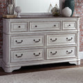 Magnolia Manor Antique White 7 Drawer Dresser
