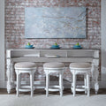 Magnolia Manor Antique White Table 4 Piece Console Set