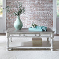 Magnolia Manor Antique White Castered Rectangular Cocktail Table