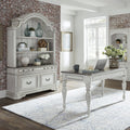 Magnolia Manor Antique White 3 Piece Desk And Hutch Set