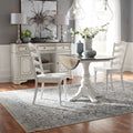 Magnolia Manor Antique White 3 Piece Drop Leaf Table Set