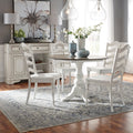Magnolia Manor Antique White 5 Piece Drop Leaf Table Set