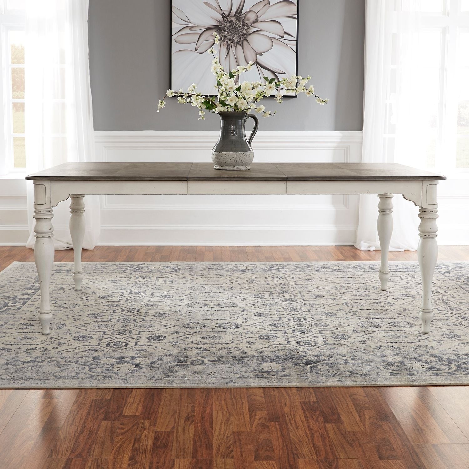 Magnolia Manor Antique White Leg Table