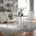 Magnolia Manor Antique White Optional 5 Piece Drop Leaf Table Set
