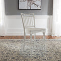 Magnolia Manor Antique White Spindle Back Counter Chairs Set Of 2