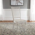 Magnolia Manor Antique White Spindle Back Side Chairs Set Of 2