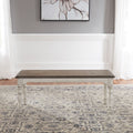 Magnolia Manor Antique White Dining Bench