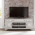 Magnolia Manor Antique White Wood Entertainment 73 Inch Tv Stand