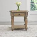 Magnolia Manor Antique White End Table