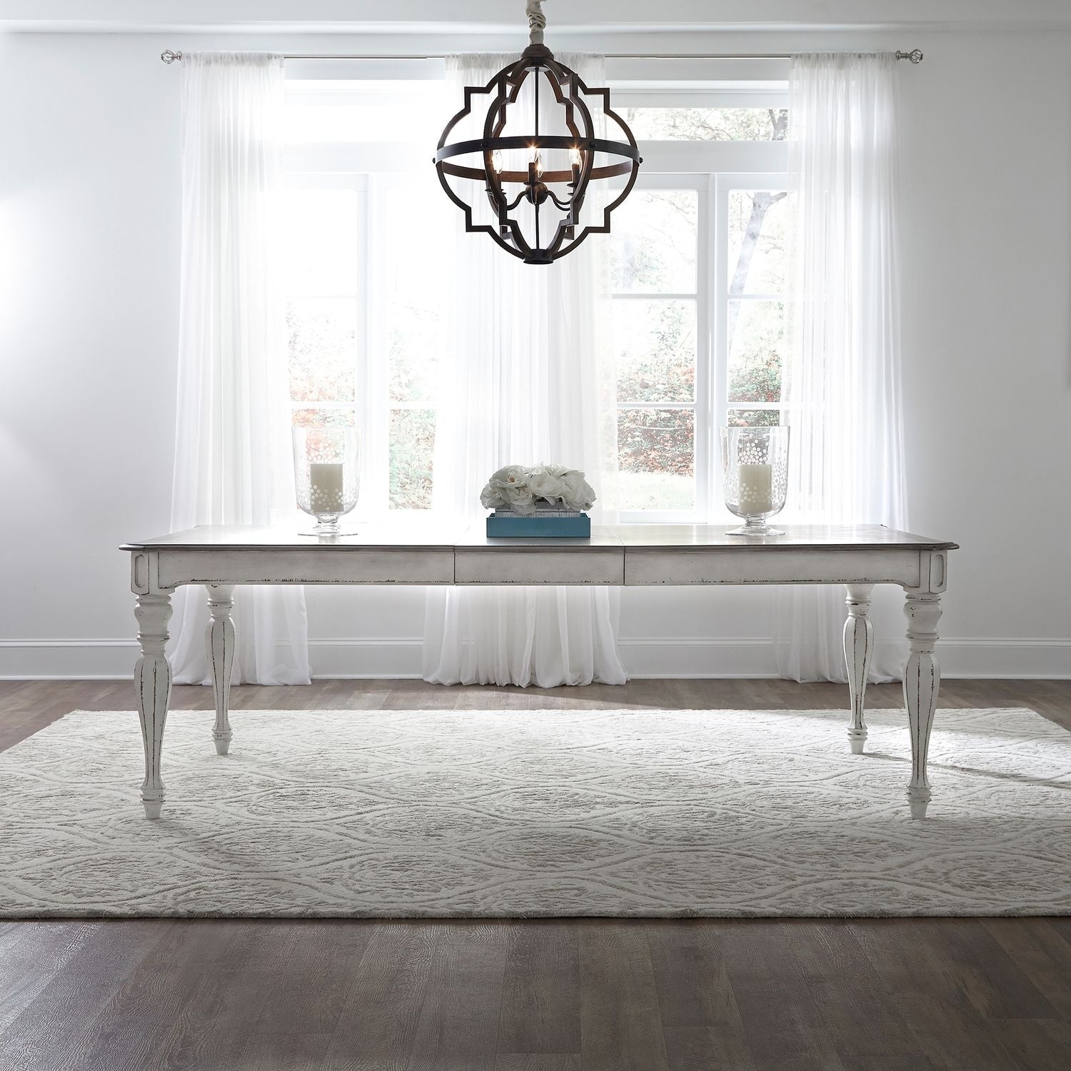 Magnolia Manor Antique White 44X90 Dinette Table Antique White
