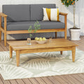 Magnolia Outdoor Acacia Wood Coffee Table By Christopher Knight Home 39.50 W X 24.25 D X 10.25 H