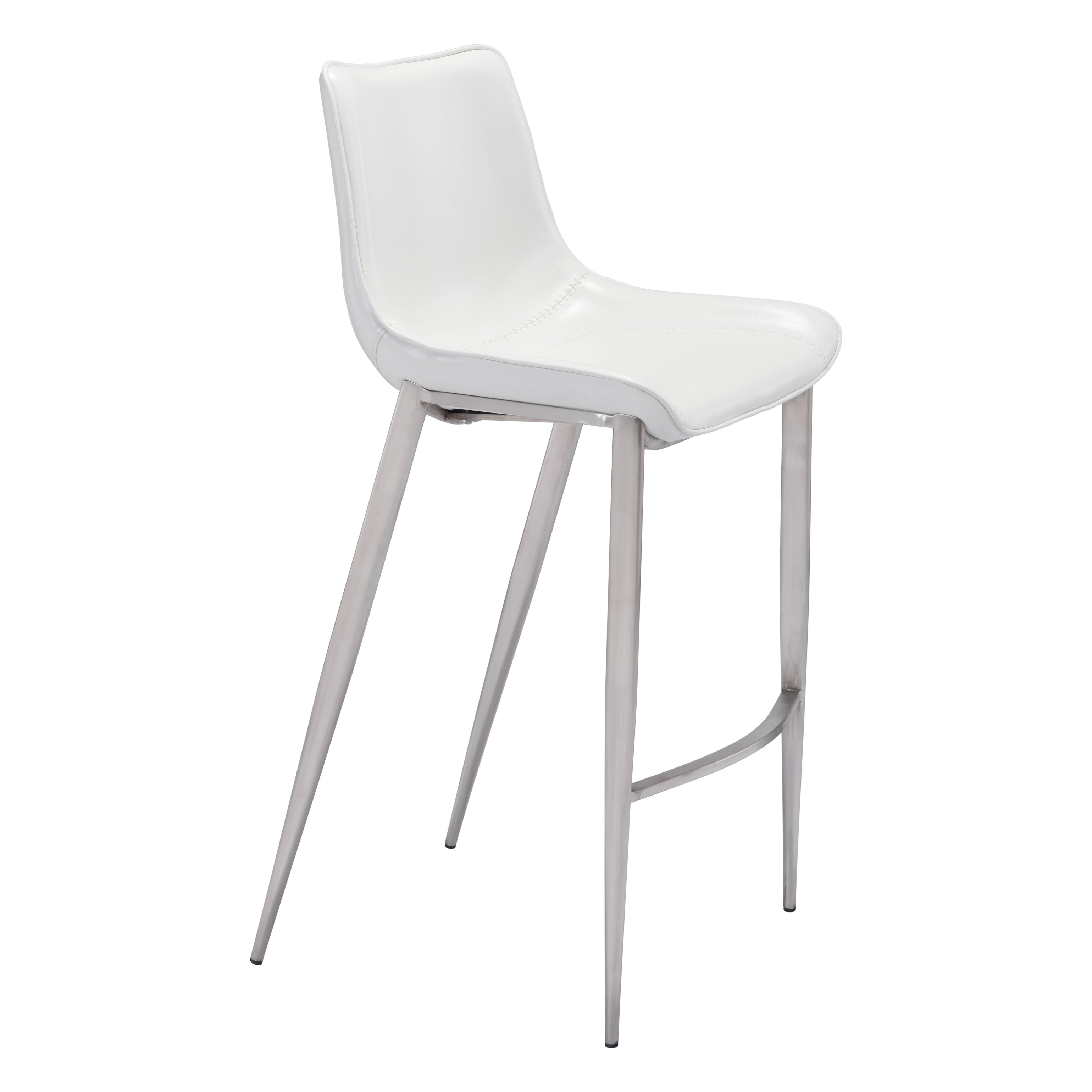 Magnus Bar Chair White Set Of 2