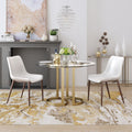 Magnus Dining Chair White And Walnut Set Of 2