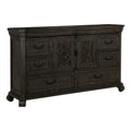 Bellamy Traditional Peppercorn 8 Drawer Dresser