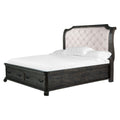 Bellamy Traditional Peppercorn Queen Sleigh Bed Headboard