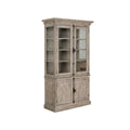 The Gray Barn Manderley Traditional Dove Tail Grey China Cabinet