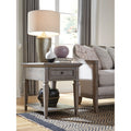Magnussen Lancaster Grey Finish Pine Rectangular End Table