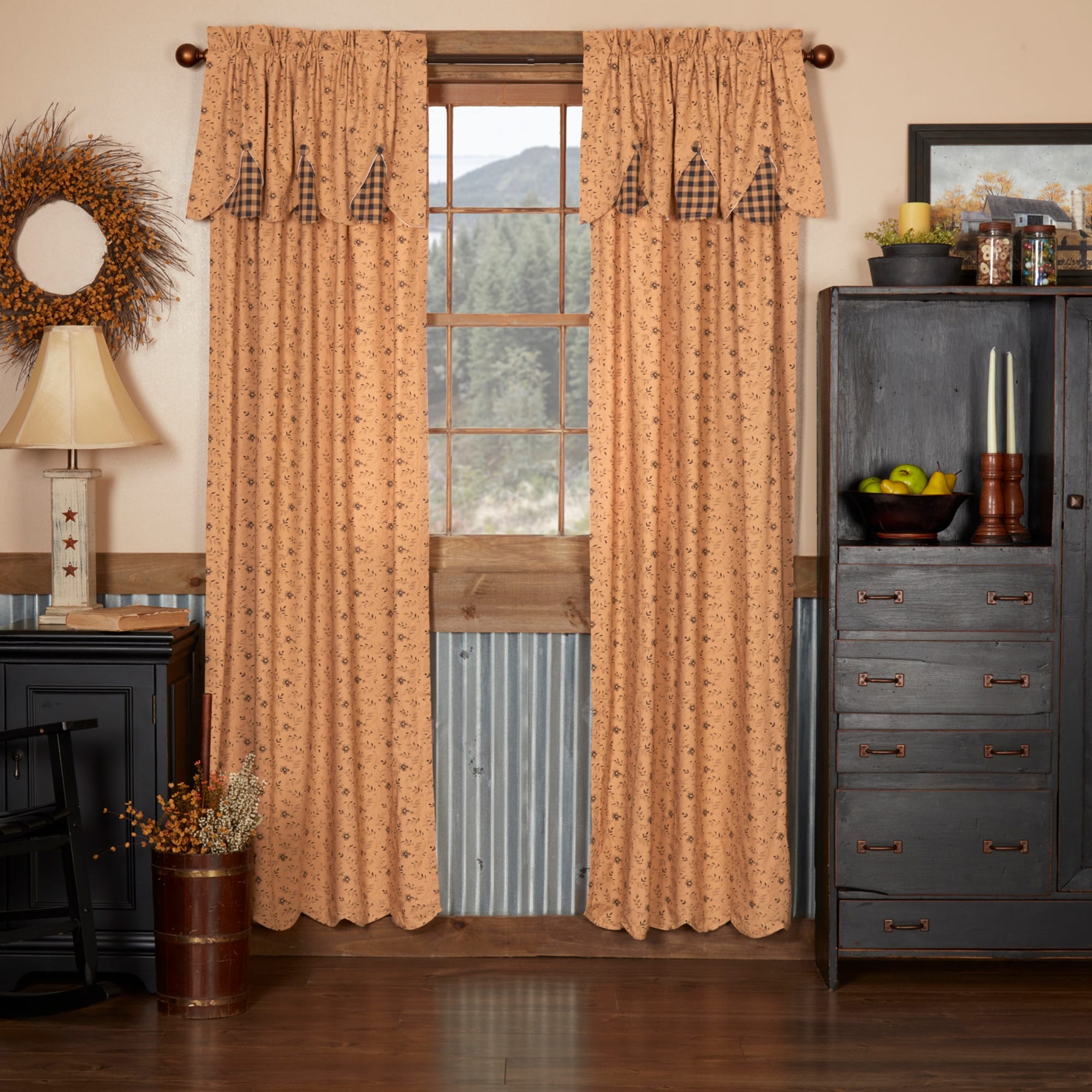 Maisie Lined Curtain Panel Set Of 2 84 X 40