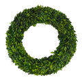 Maison 24 Handcrafted Real Preserved Boxwood Wreath
