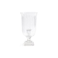 Maison De Verre Cut Glass Hurricane Taper Holder Clear