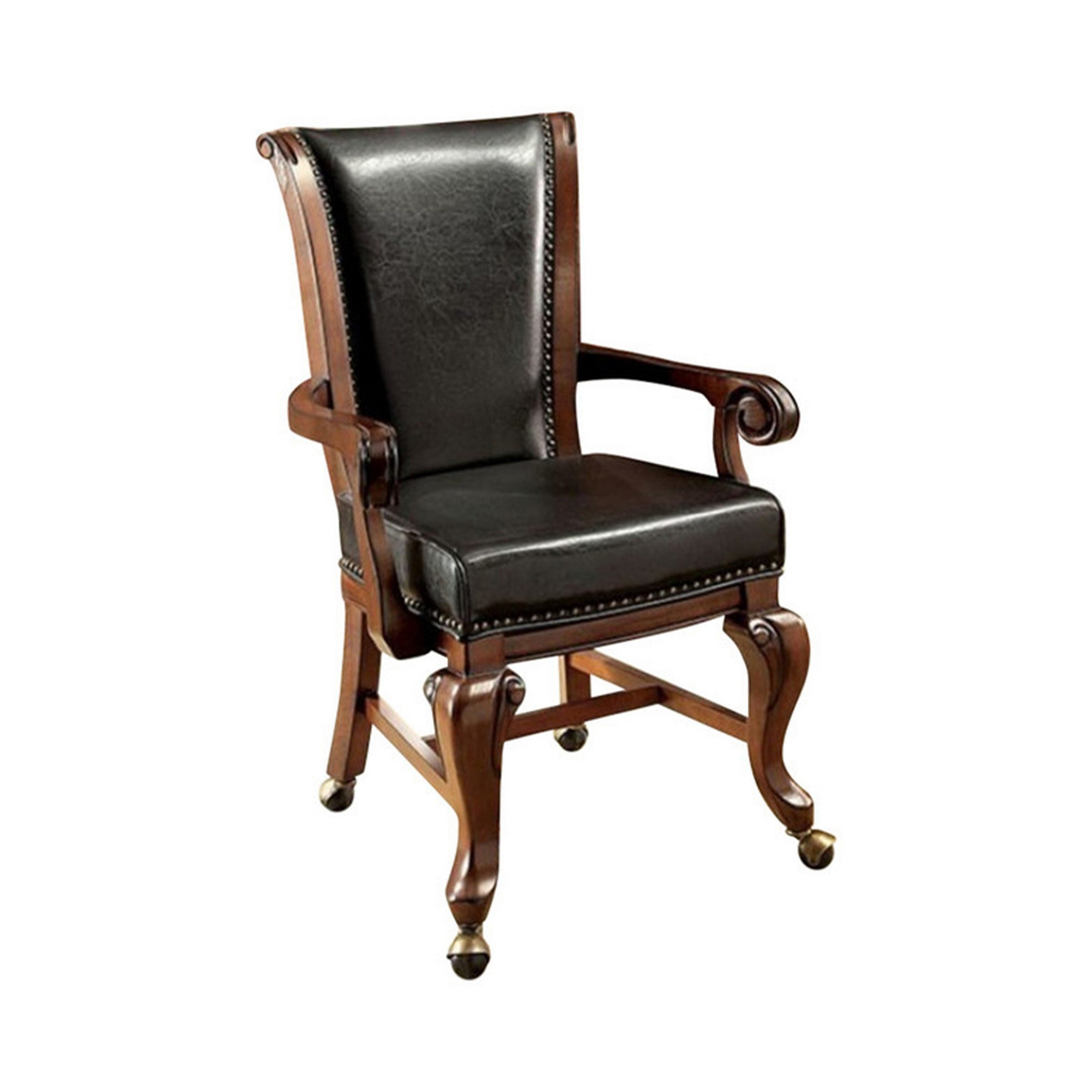 Majestic Contemporary Arm Chair Brown Pack Of 2