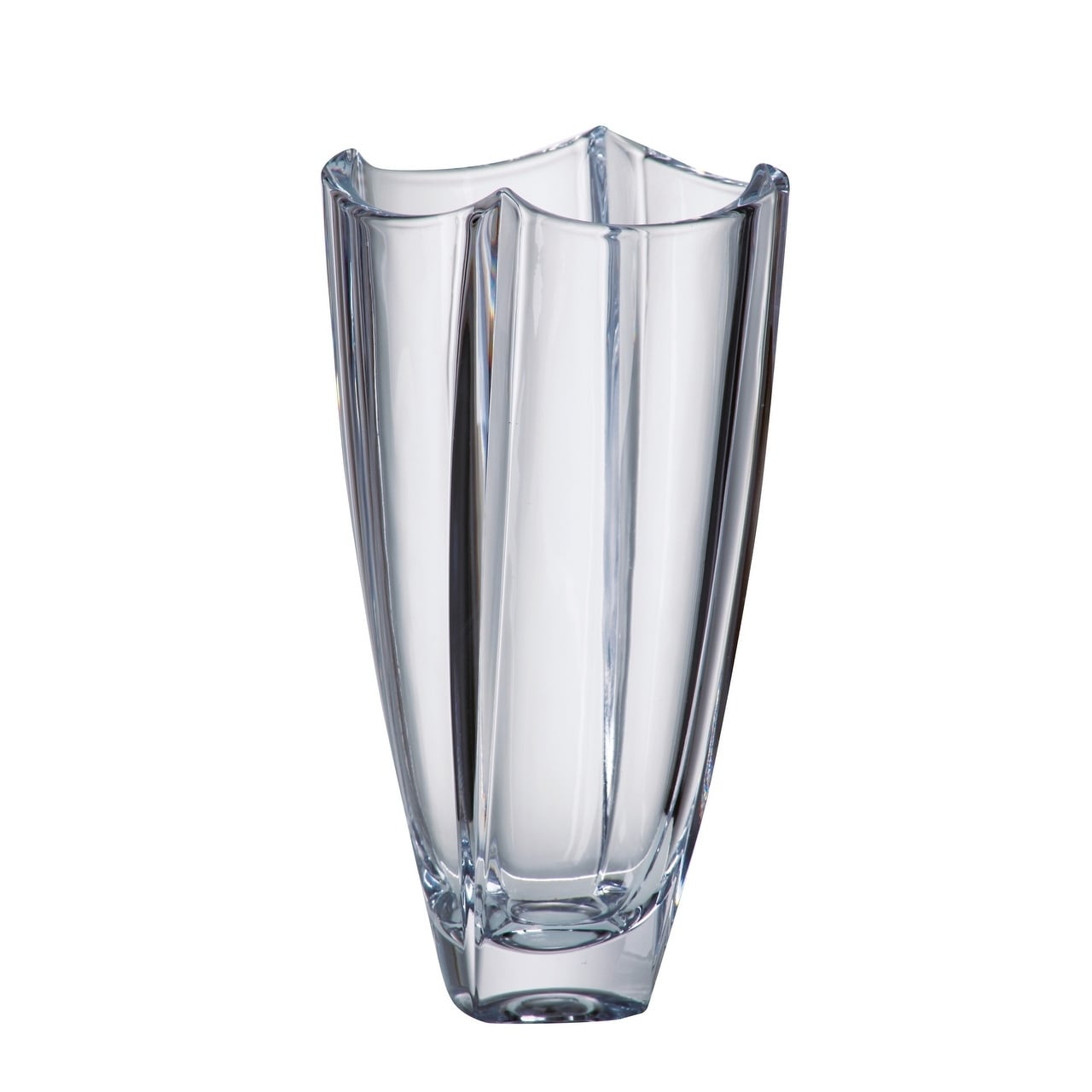 Majestic Gifts European Glass Crystalline Vase Made In Europe